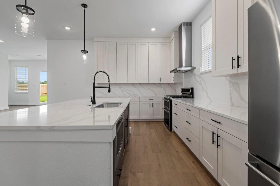 Furnished interior view inside a new home in , Rosenberg (Image 5).