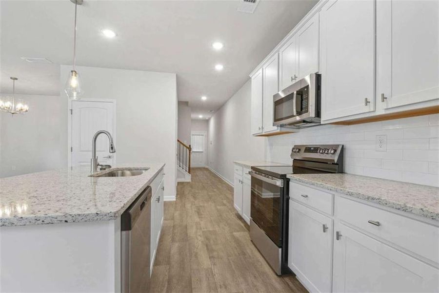 Furnished interior view inside a new home in Parkway James, Snellville (Image 4).