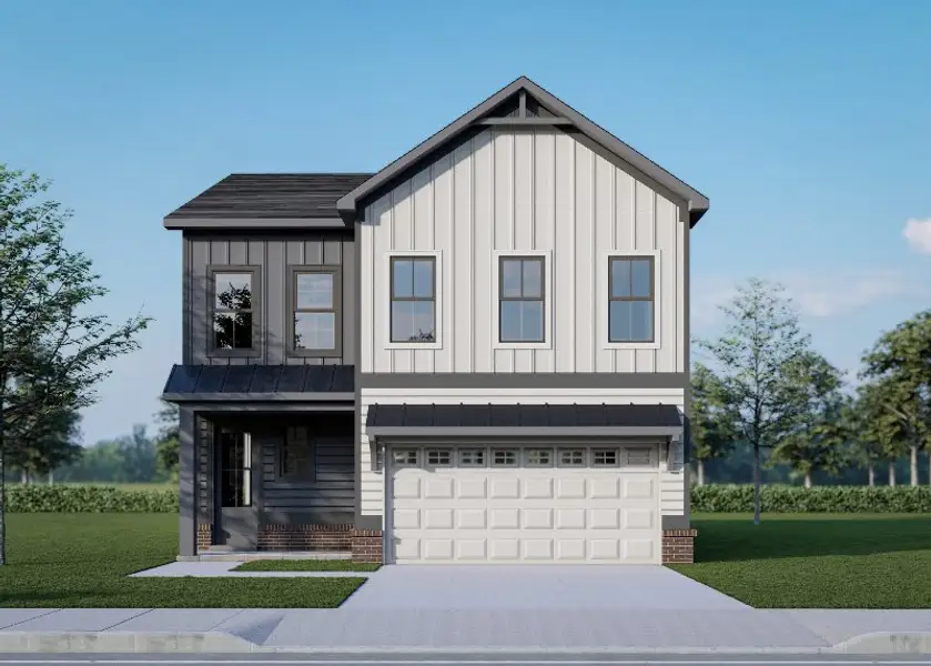 Representative exterior photo of a completed home built from the Hanson by KM Homes in Astoria, Locust Grove, GA (Image 1).