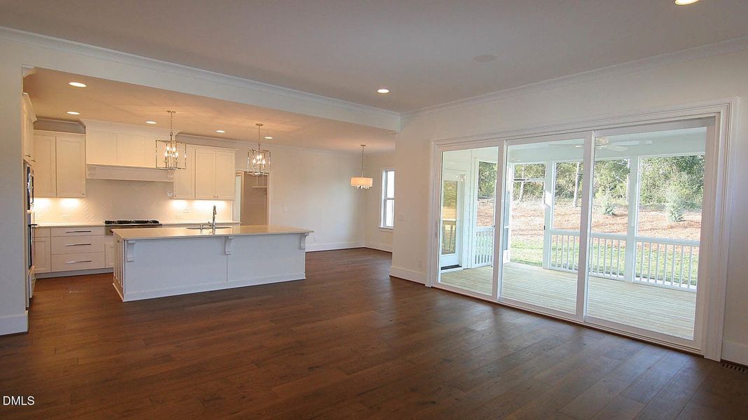 Family Room and Kitchen Family Room and Kitchen