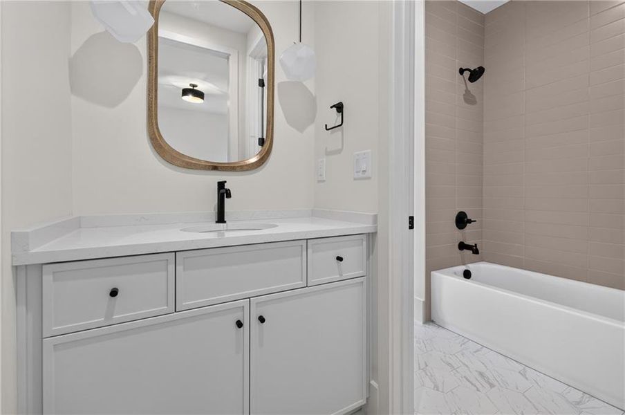 Furnished interior view inside a new home in , Atlanta (Image 42).