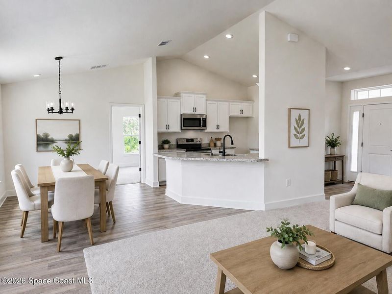 Furnished interior view inside a new home in Palm Bay, Palm Bay (Image 6).