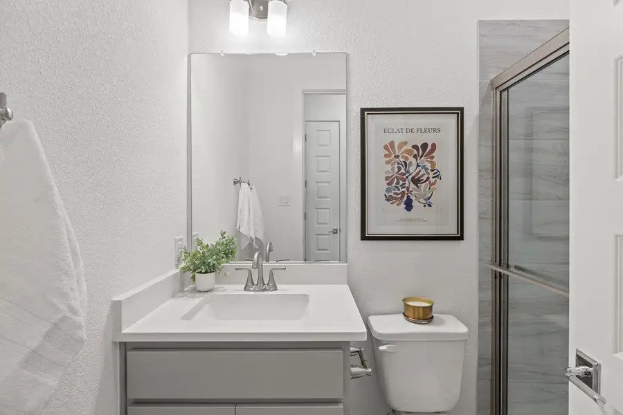 Furnished interior view inside a new home in Sweetwater, Austin (Image 9).