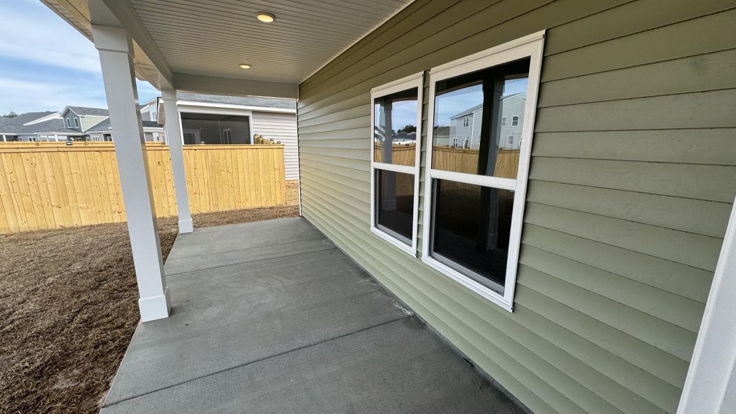 Exterior details and patio area of a home in , Summerville (Image 3).