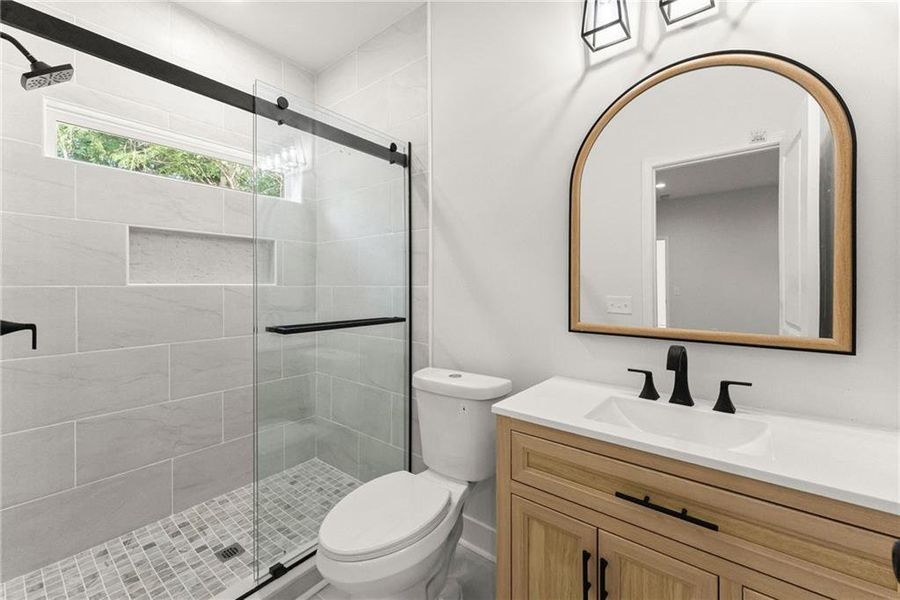 Furnished interior view inside a new home in , Buford (Image 9).