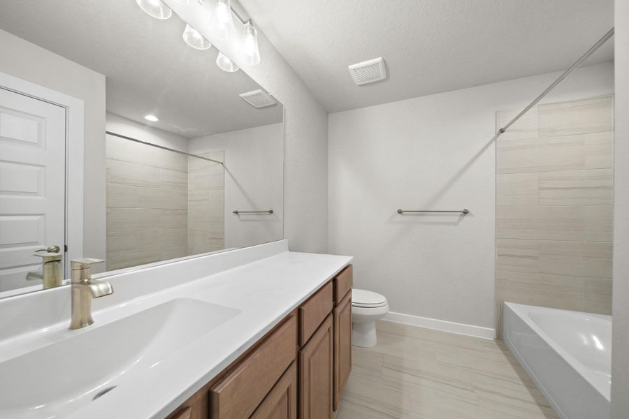 Furnished interior view inside a new home in Morton Creek Ranch, Katy (Image 5). Furnished interior view inside a new home in Morton Creek Ranch, Katy (Image 5).