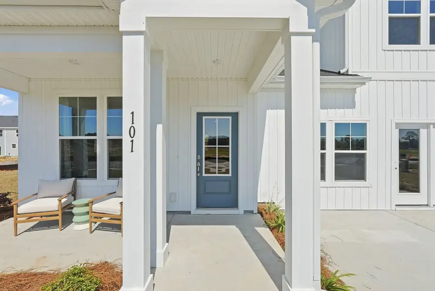 Representative exterior details of a home built from the The Indigo by Stanley Martin Homes in Chapin Place, Chapin (Image 4).