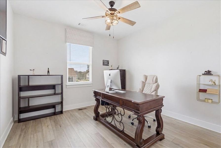 Furnished interior view inside a new home in , Hoschton (Image 29).