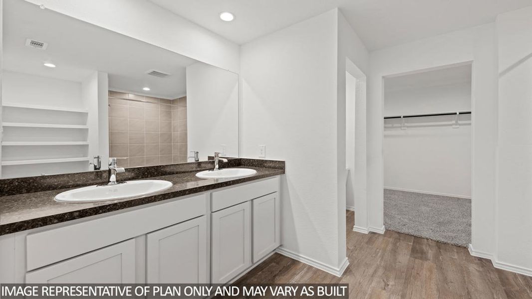 Furnished interior view inside a new home in Harrington Trails at The Canopies, Splendora (Image 6).