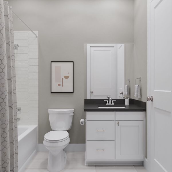 Furnished interior view inside a new home in Trillium, Richmond (Image 15).