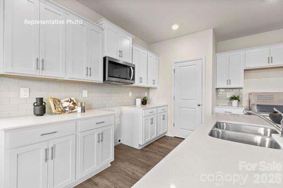 Furnished interior view inside a new home in Shepherd's Farm, Mooresville (Image 7).