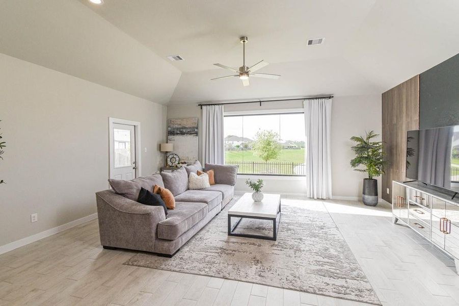 Furnished interior view inside a new home in Oakwood, Tomball (Image 17).