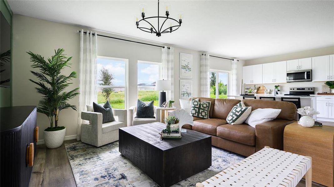 Furnished interior view inside a new home in Wynnstone, Davenport (Image 8).