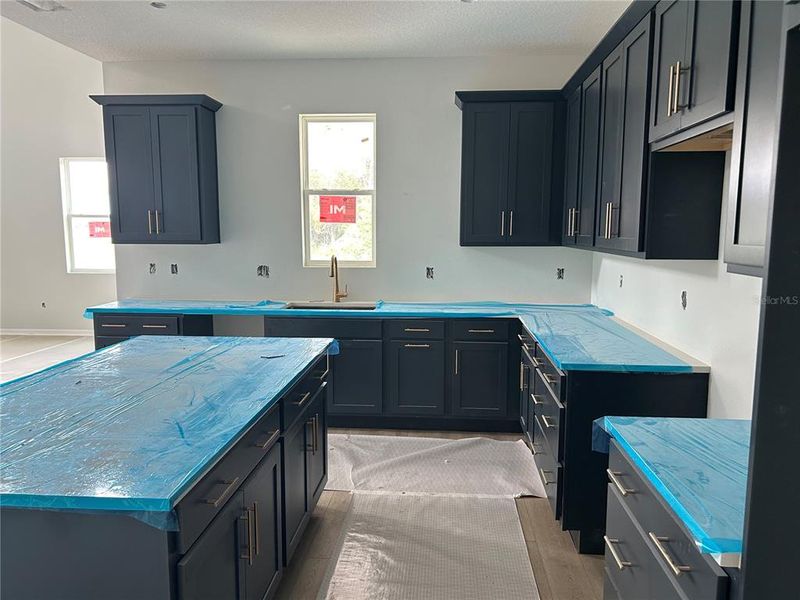 In-progress construction of a new home in Oakfield Trails Signature, Parrish, FL (Image 38).