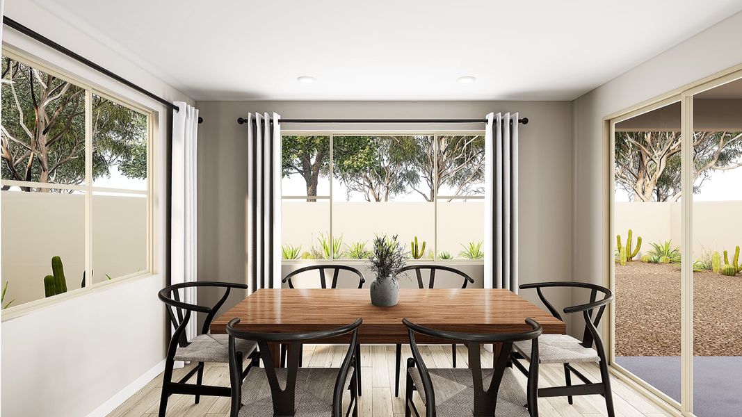 Representative furnished interior of a home built from the Orchard Plan 3003 by Tri Pointe Homes in Waterston Central, Gilbert (Image 4).