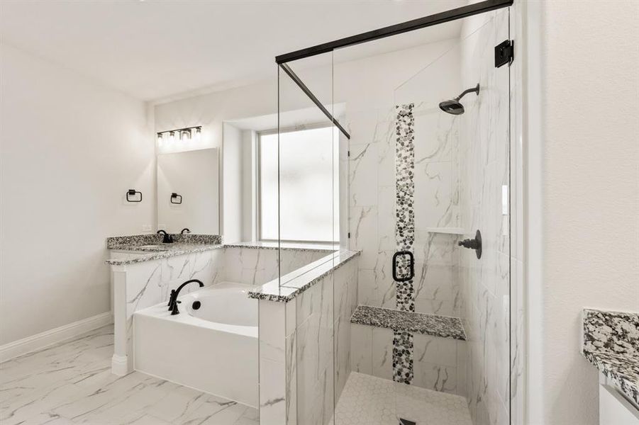 Furnished interior view inside a new home in Sunset Ridge, Alvarado (Image 11). Furnished interior view inside a new home in Sunset Ridge, Alvarado (Image 11).