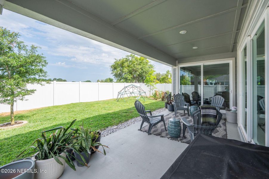 Exterior details and patio area of a home in Rolling Hills, St. Augustine (Image 4).