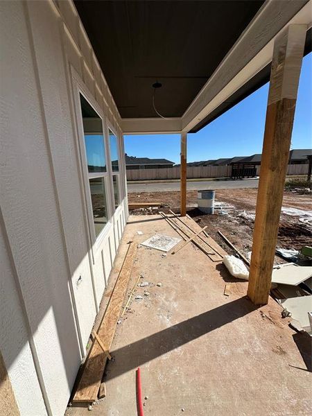 In-progress construction of a new home in , Abilene, TX (Image 4).