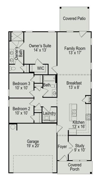 2D floor plan layout of this home in Jones Creek Reserve, Richmond, TX (Image 2). 2D floor plan layout of this home in Jones Creek Reserve, Richmond, TX (Image 2).