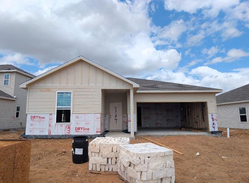 In-progress construction of a new home in Katy Reserve, Katy, TX (Image 20). In-progress construction of a new home in Katy Reserve, Katy, TX (Image 20).