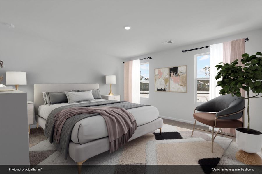 Furnished interior view inside a new home in Central Creek, Goose Creek (Image 8).