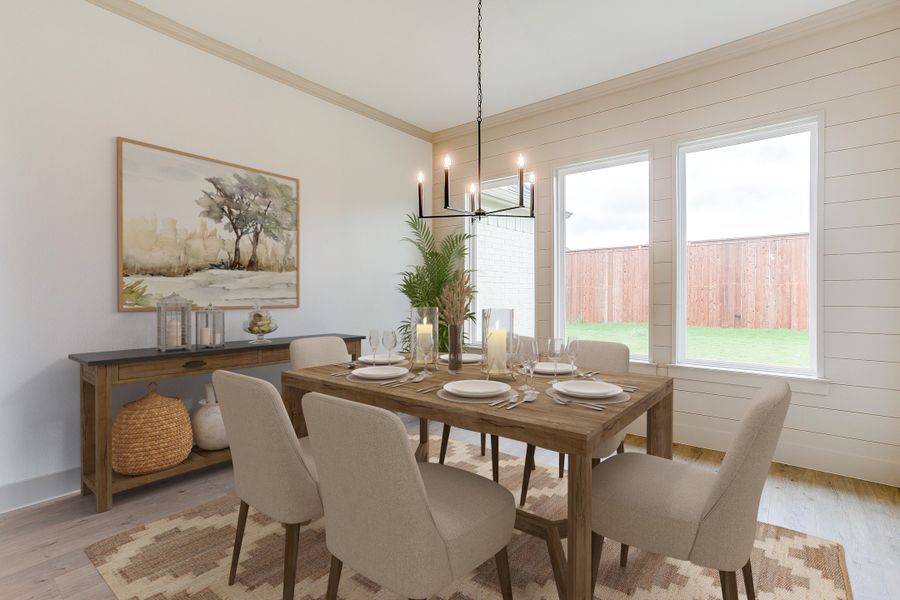 Representative furnished interior of a home built from the The Mansfield by Kenmark Homes in LeTara, Haslet (Image 6). Representative furnished interior of a home built from the The Mansfield by Kenmark Homes in LeTara, Haslet (Image 6).