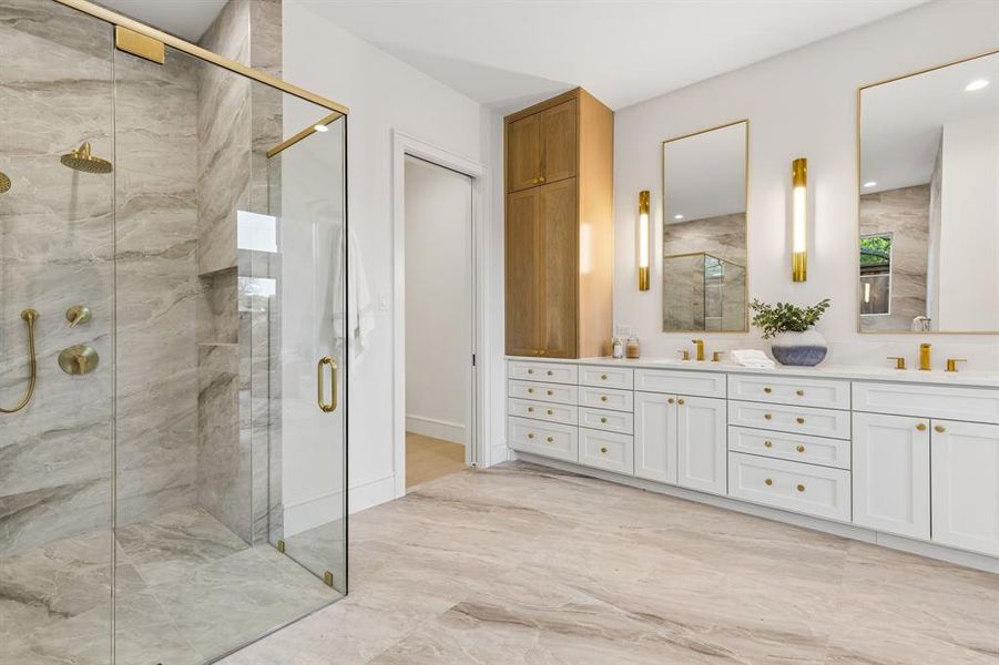 Furnished interior view inside a new home in , Dallas (Image 16).