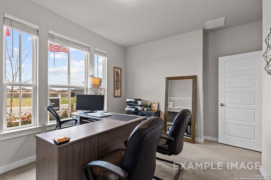 Furnished interior view inside a new home in Hannah Heights, Seguin (Image 39).