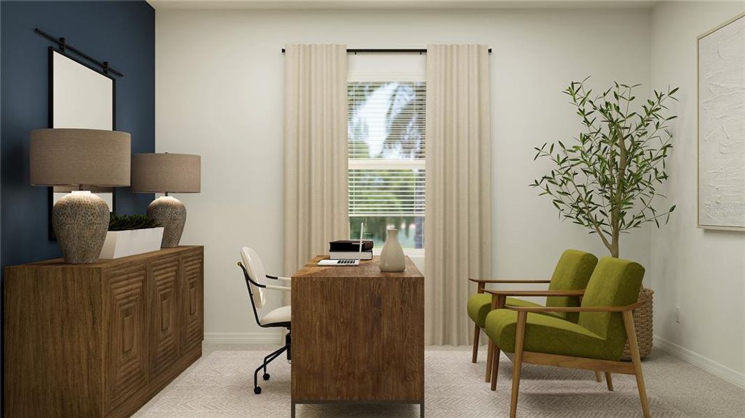 Furnished interior view inside a new home in , Haines City (Image 16).