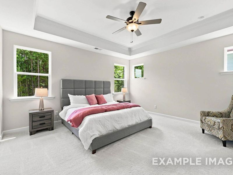 Furnished interior view inside a new home in Forestville Yard, Knightdale (Image 25).