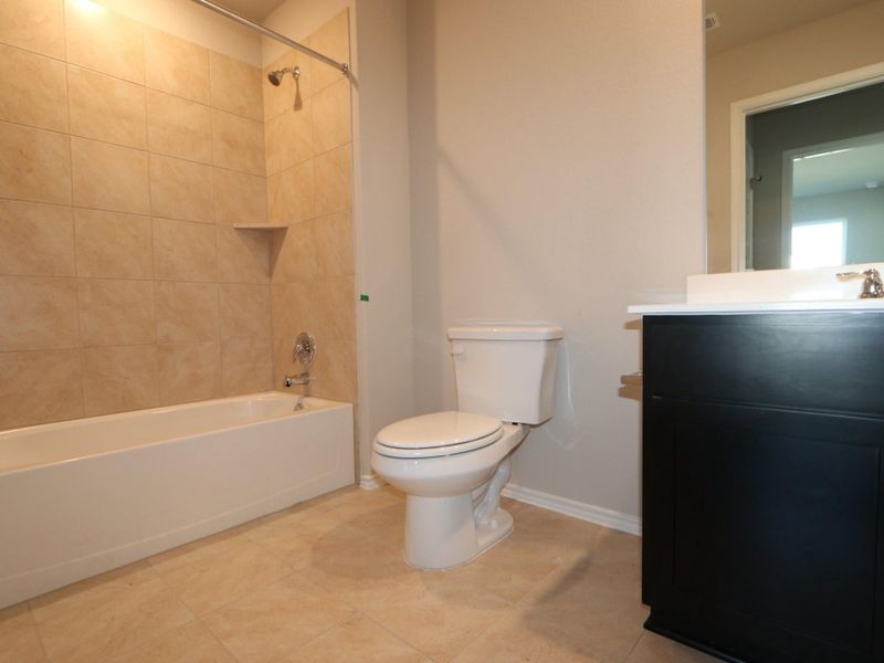 Furnished interior view inside a new home in Cascades at Onion Creek, Austin (Image 6). Furnished interior view inside a new home in Cascades at Onion Creek, Austin (Image 6).