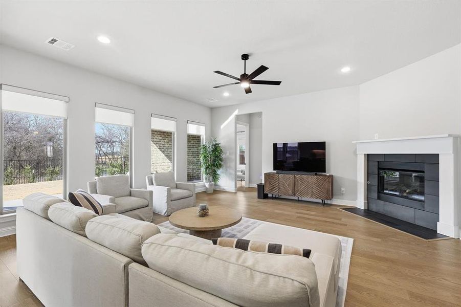 Furnished interior view inside a new home in , Midlothian (Image 18).