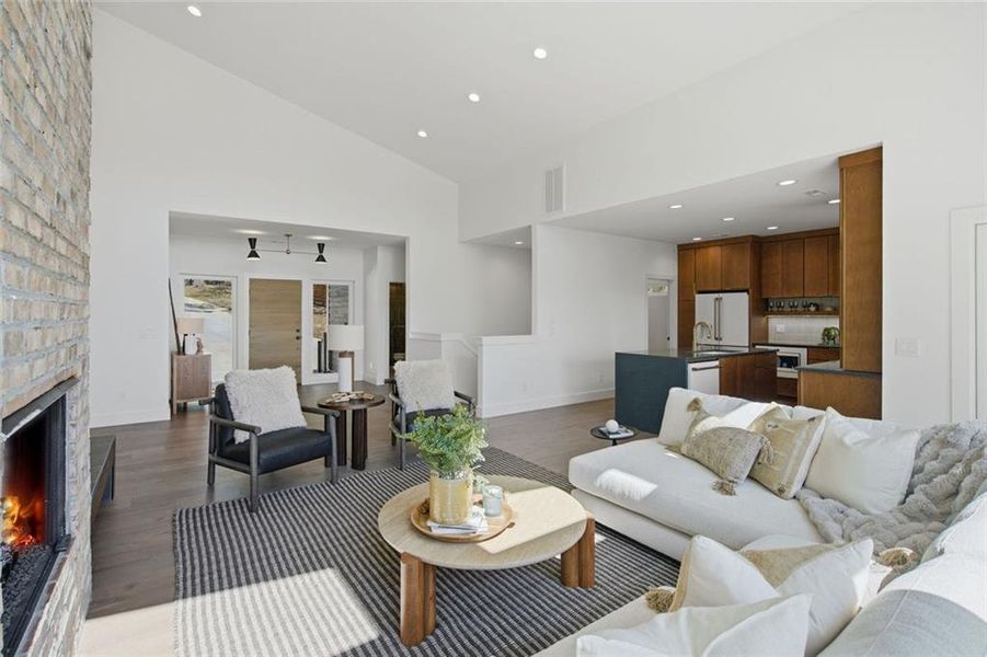 Furnished interior view inside a new home in , Blairsville (Image 14).
