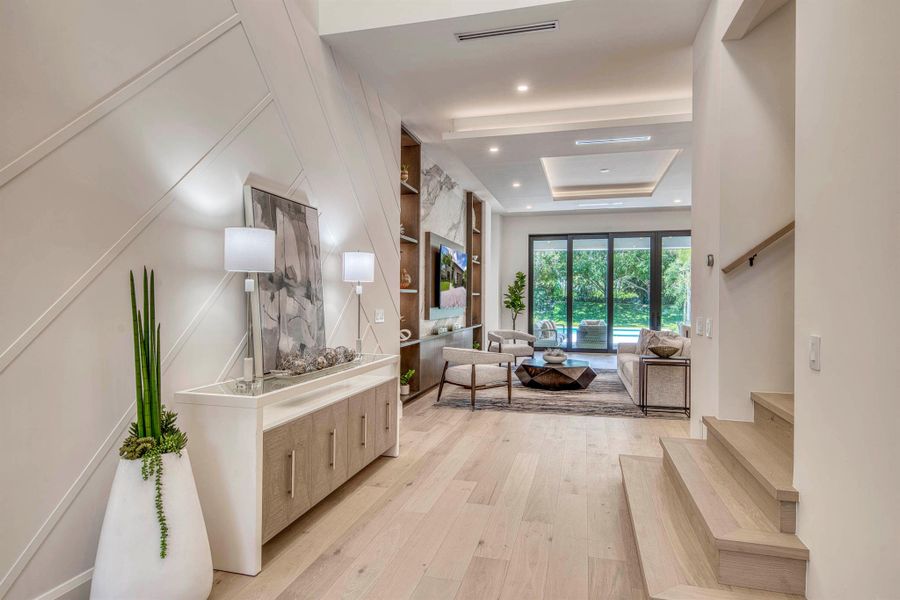 Furnished interior view inside a new home in , Palm Beach Gardens (Image 46).