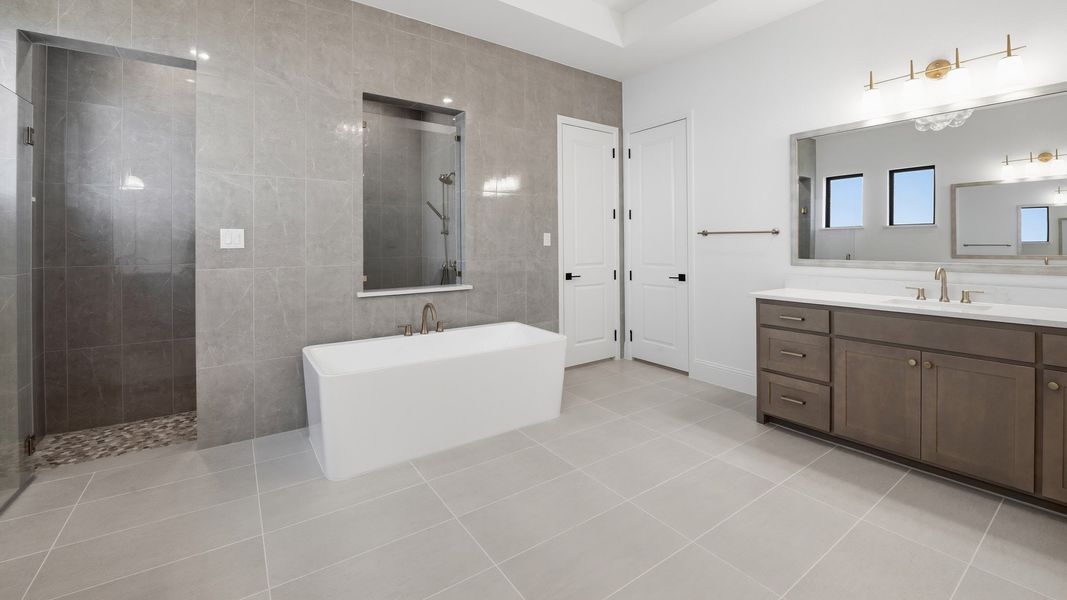Furnished interior view inside a new home in Adkins Park, Hurst (Image 14).