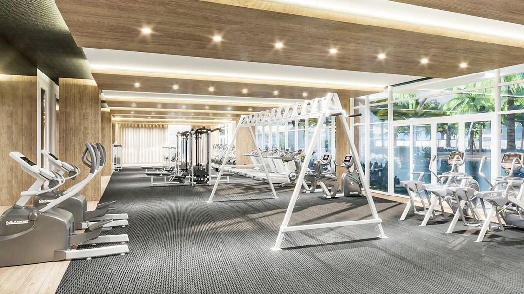 Fitness Center (Rendering) Fitness Center (Rendering)