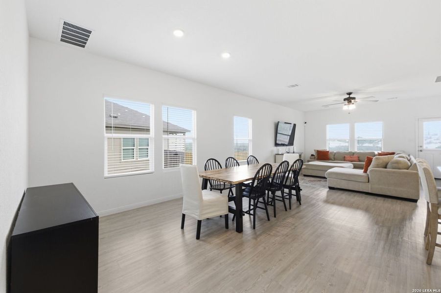 Furnished interior view inside a new home in , Converse (Image 12).
