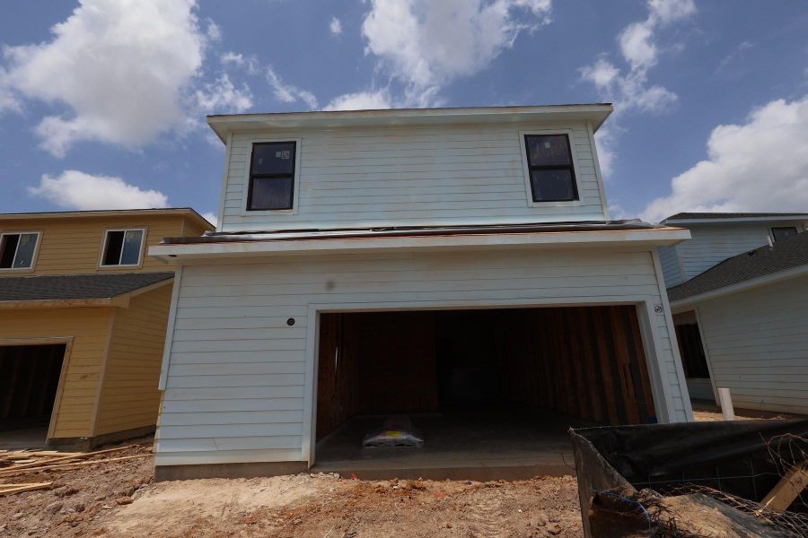In-progress construction of a new home in Jubilee - Cottages Row Collection, Hockley, TX (Image 12).
