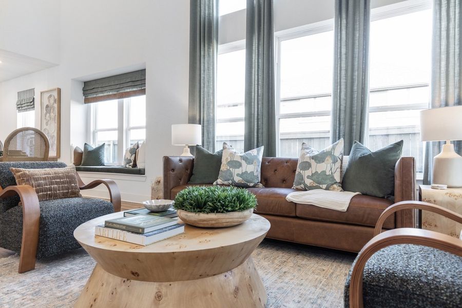 Representative Family Room - some options shown