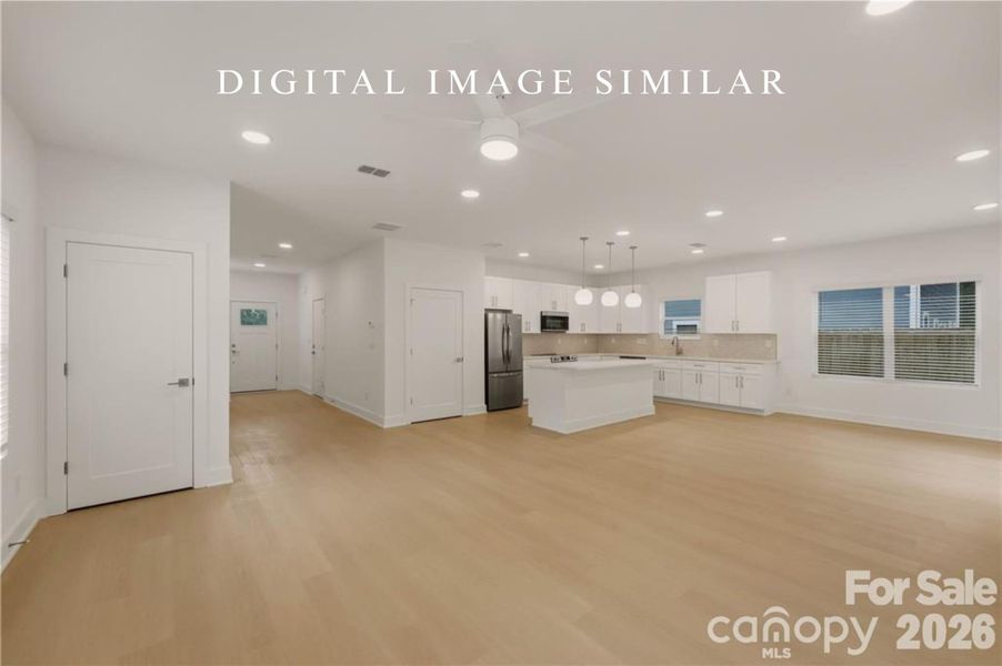 Spacious, unfurnished interior of a new home in , Charlotte (Image 25).