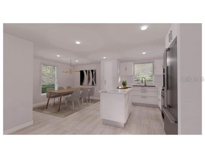 Furnished interior view inside a new home in , Ocala (Image 5).