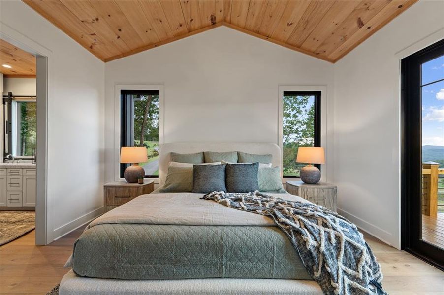 Furnished interior view inside a new home in , Morganton (Image 50).