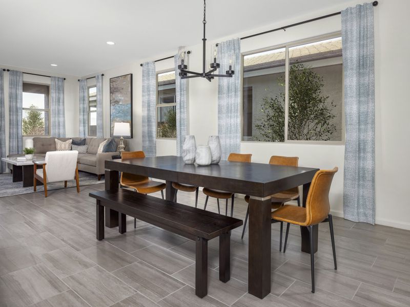 Furnished interior view inside a new home in Hanson Ridge, Vail (Image 8).