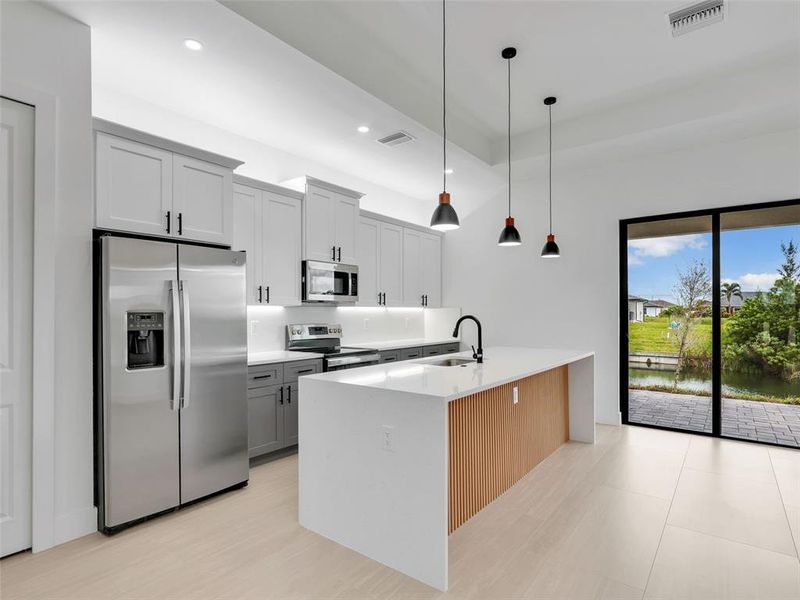 Furnished interior view inside a new home in , Cape Coral (Image 11).