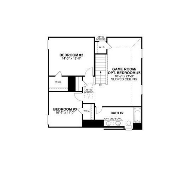 2D floor plan layout of this home in Lone Star Landing, Montgomery, TX (Image 3). 2D floor plan layout of this home in Lone Star Landing, Montgomery, TX (Image 3).