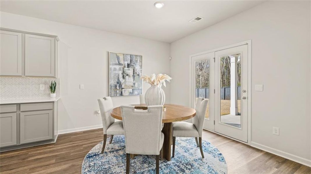 Furnished interior view inside a new home in Jackson Landing, Jefferson (Image 16).