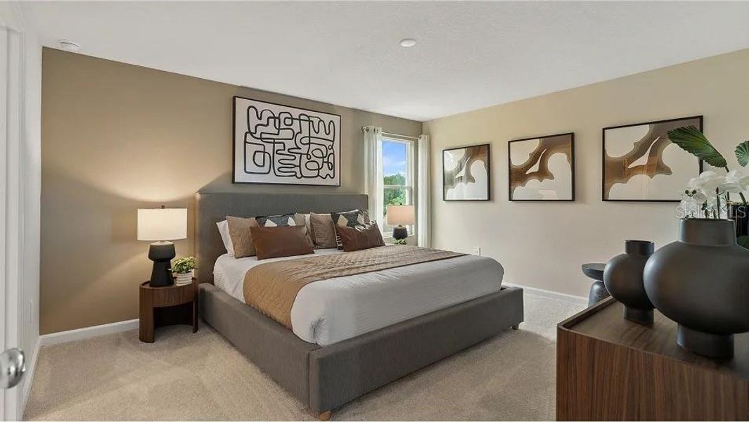 Furnished interior view inside a new home in Hunt Club Groves, Lake Wales (Image 12).