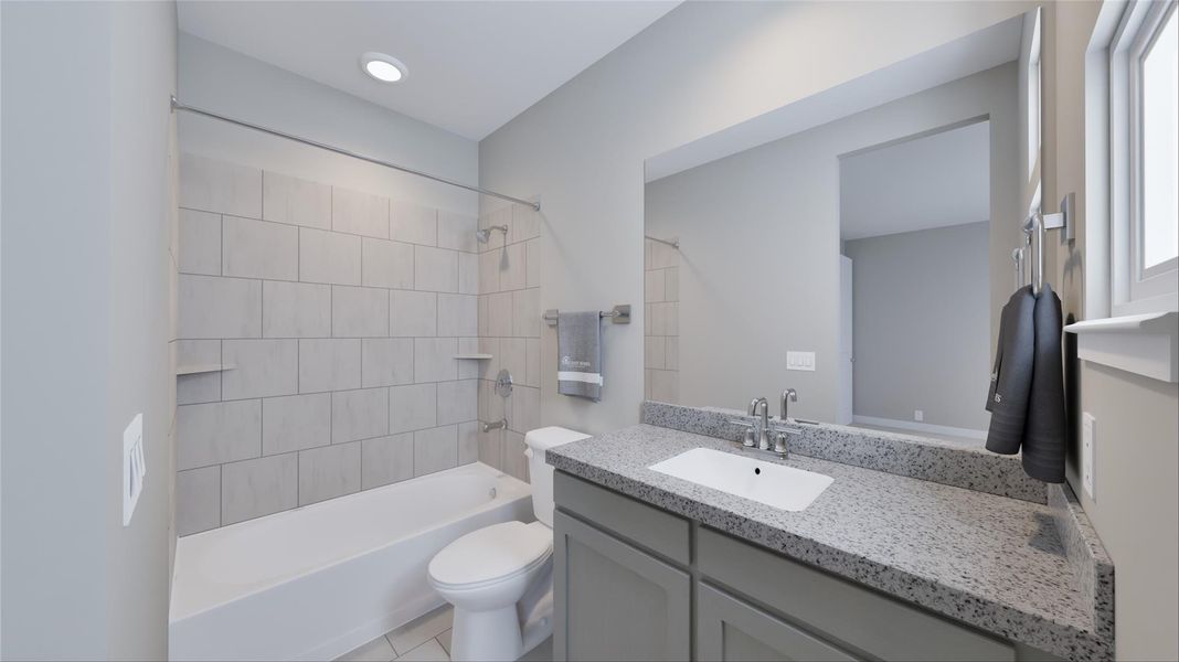 Furnished interior view inside a new home in Canterra Creek 60', Iowa Colony (Image 5). Furnished interior view inside a new home in Canterra Creek 60', Iowa Colony (Image 5).