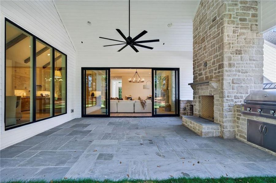 Exterior details and patio area of a home in , Alpharetta (Image 26).