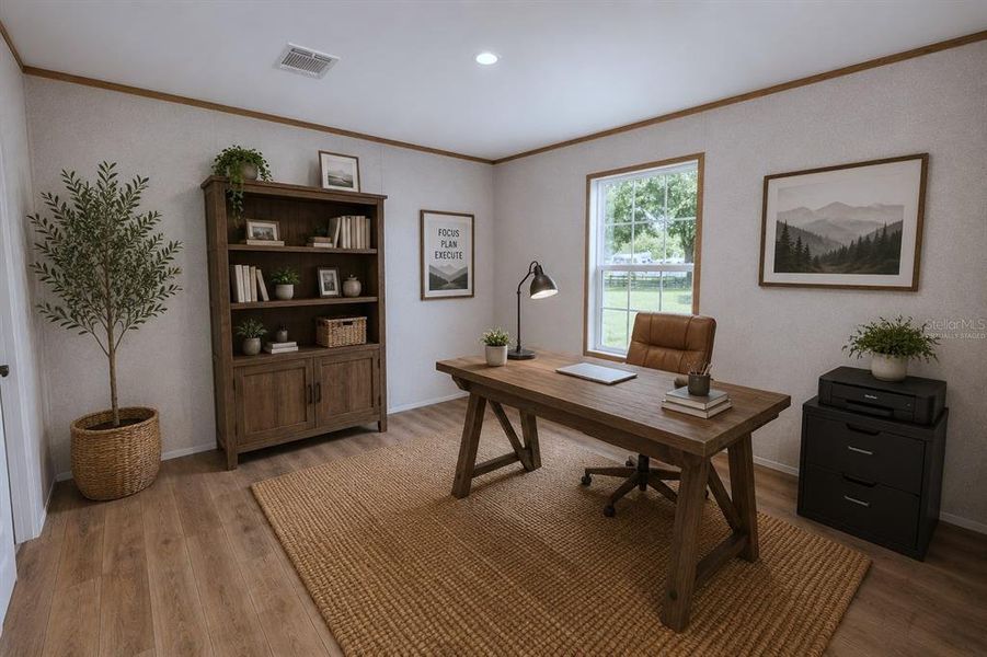 Furnished interior view inside a new home in , Lakeland (Image 3).